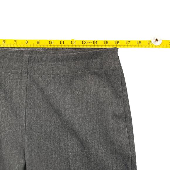 Talbots Heritage Gray Flat‎ Front Straight Leg Stretch Dress Pants Petite 10 - Picture 5 of 7